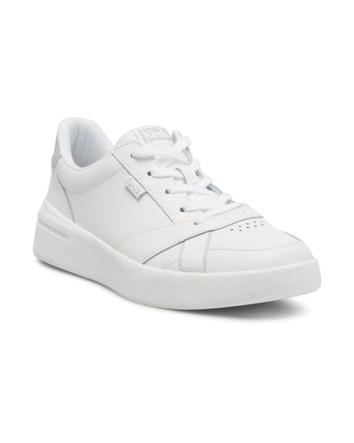 THE COURT LEATHER WHITE/WHITE