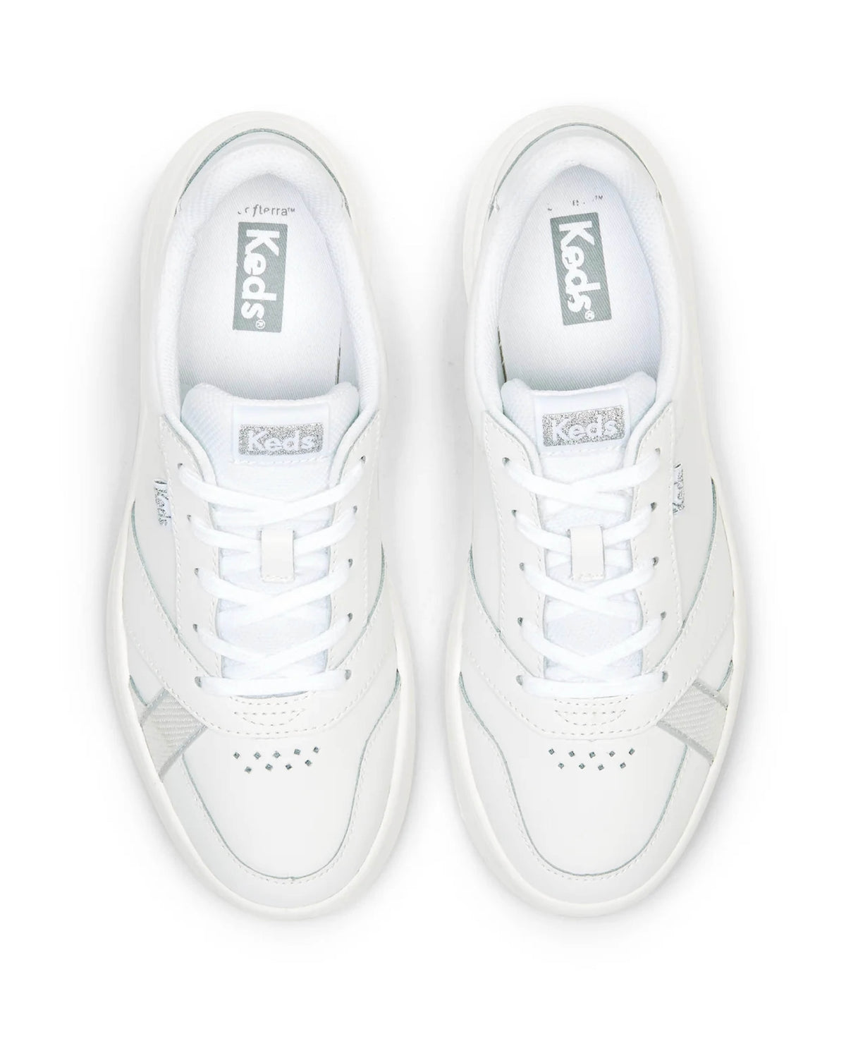 THE COURT LEATHER WHITE/WHITE
