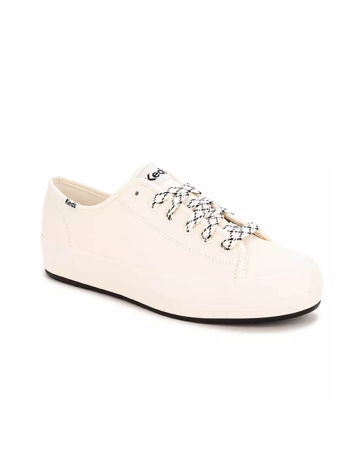 TRIPLE KICK LEATHER BOT FOX STRIPE WHITE/BLACK