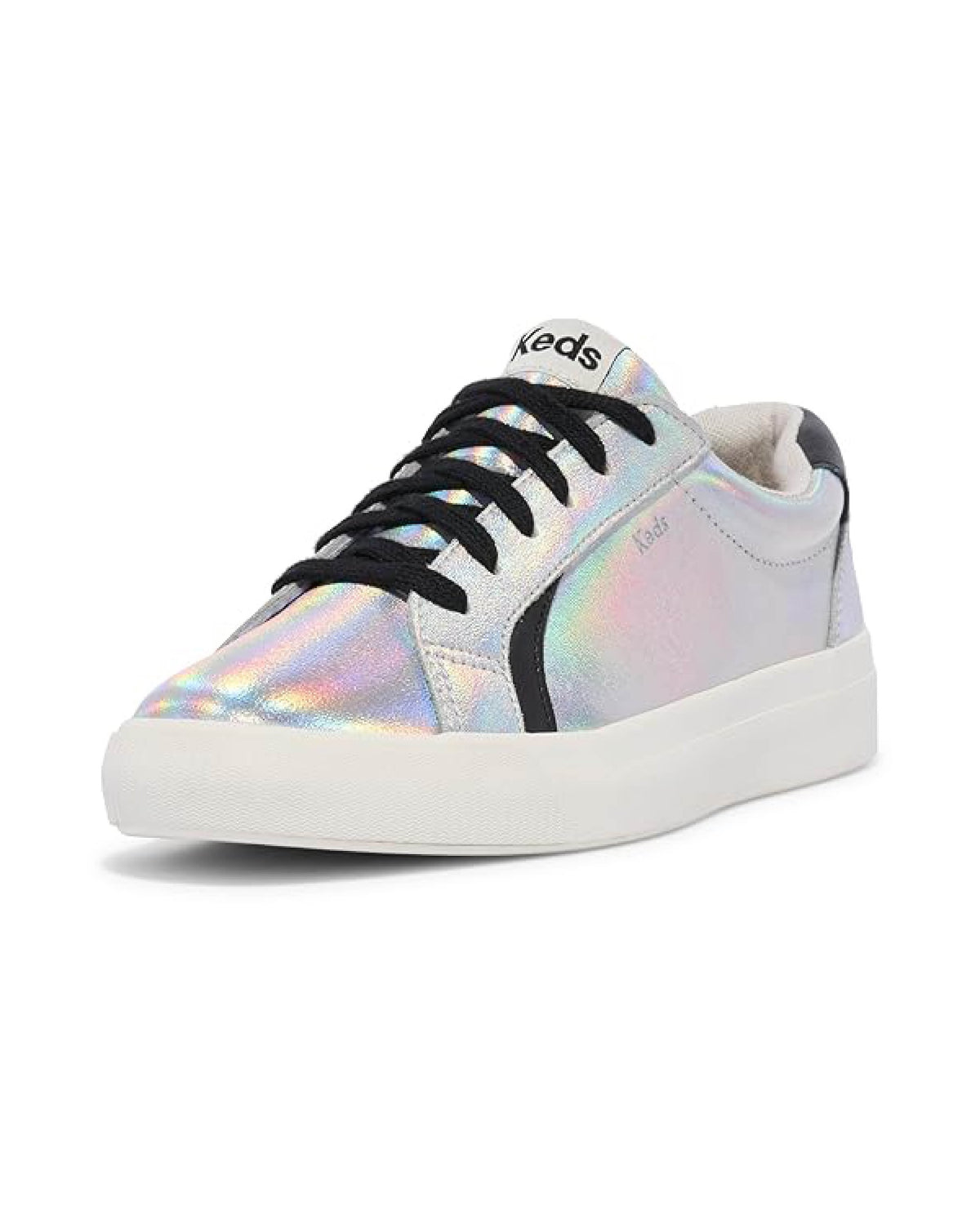 PURSIUT IRRIDESCENT LEATHER SILVER/BLACK