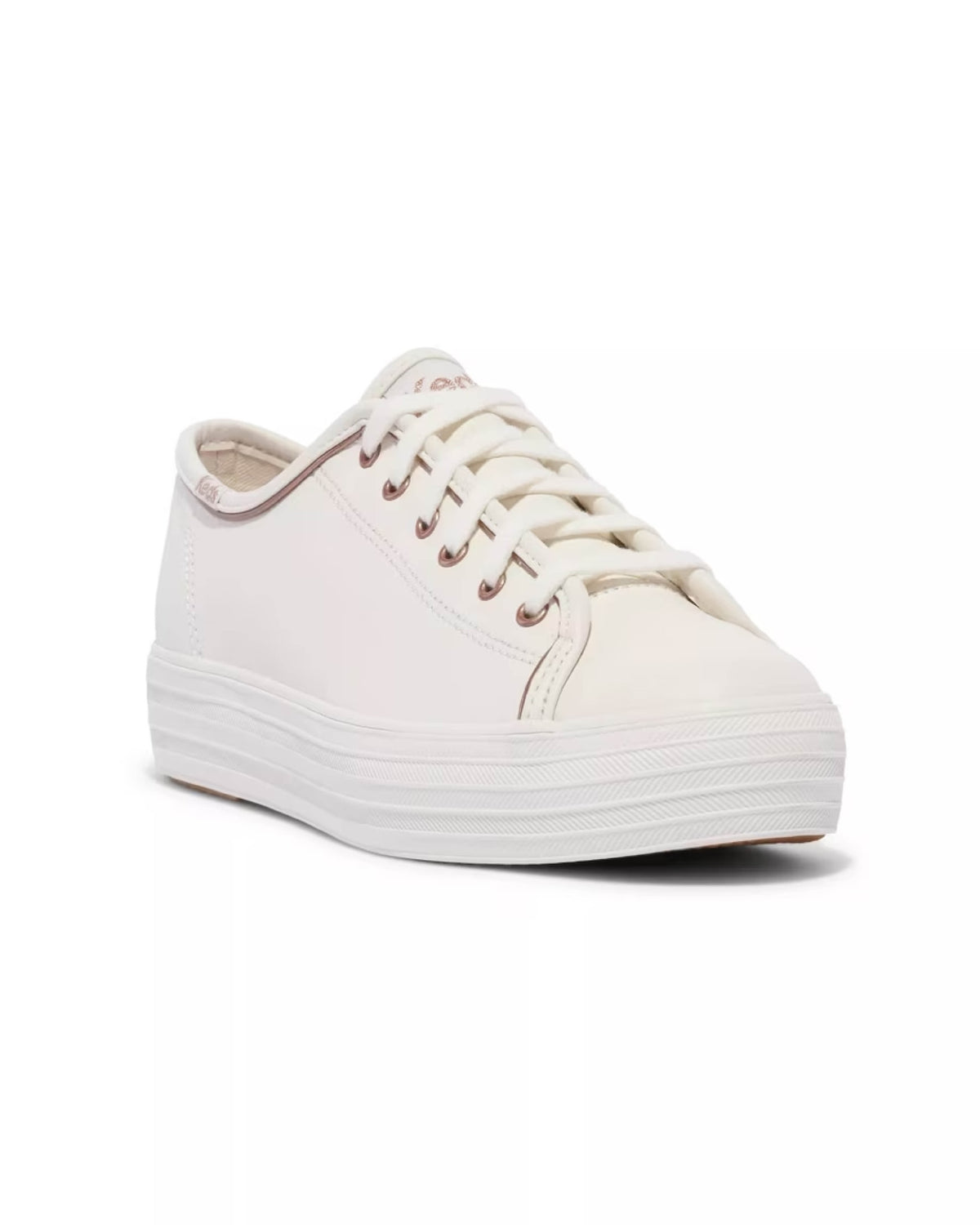 TRIPLE KICK LEAHTER WHITE/PINK