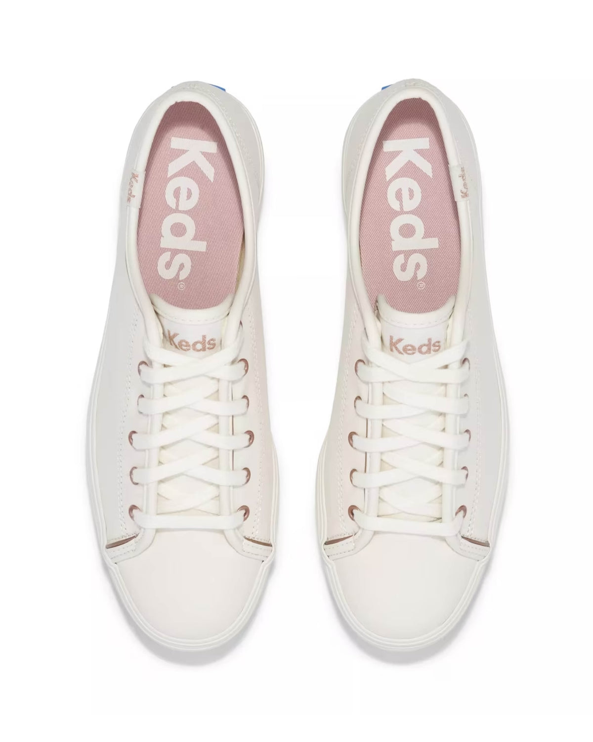 TRIPLE KICK LEAHTER WHITE/PINK