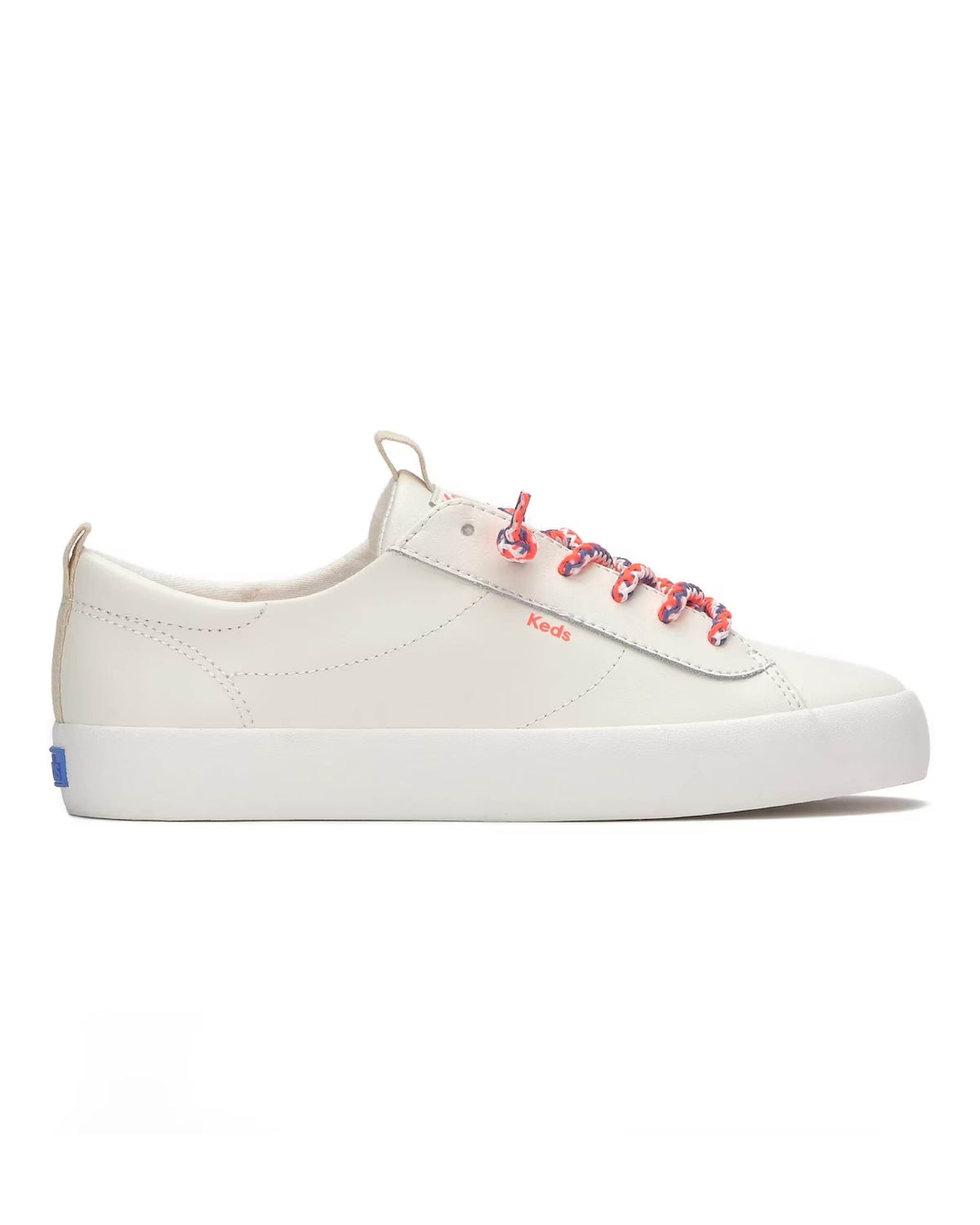 KICKBACK LEATHER ROUND LACES WHITE CREME