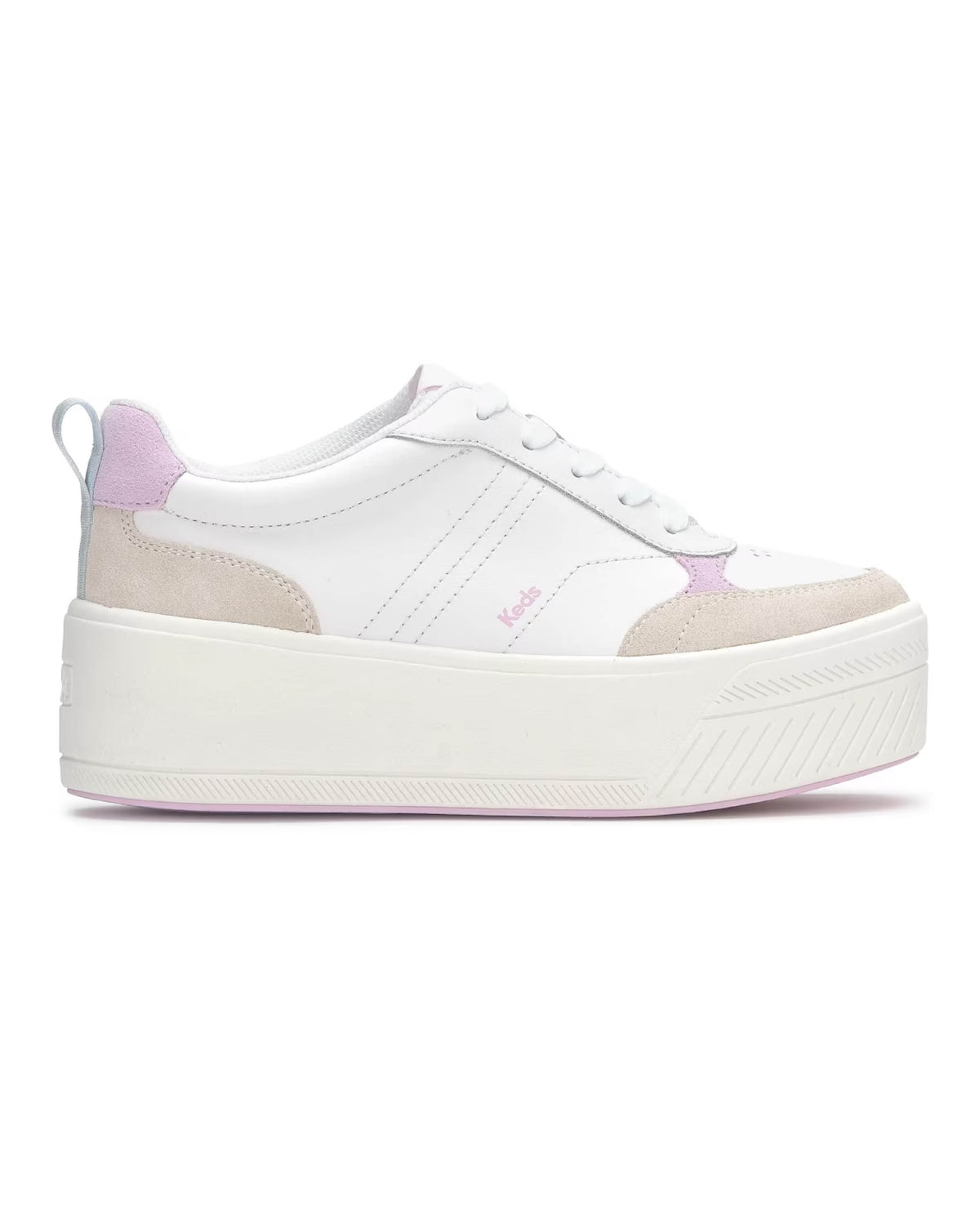 SKYLER II LEATHER SUEDE WHITE