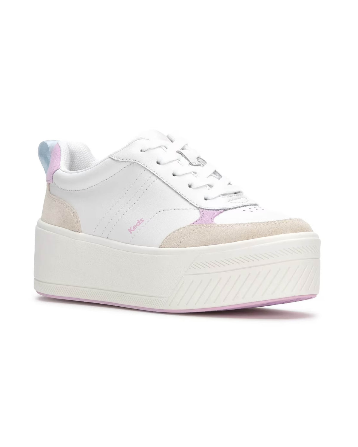 SKYLER II LEATHER SUEDE WHITE