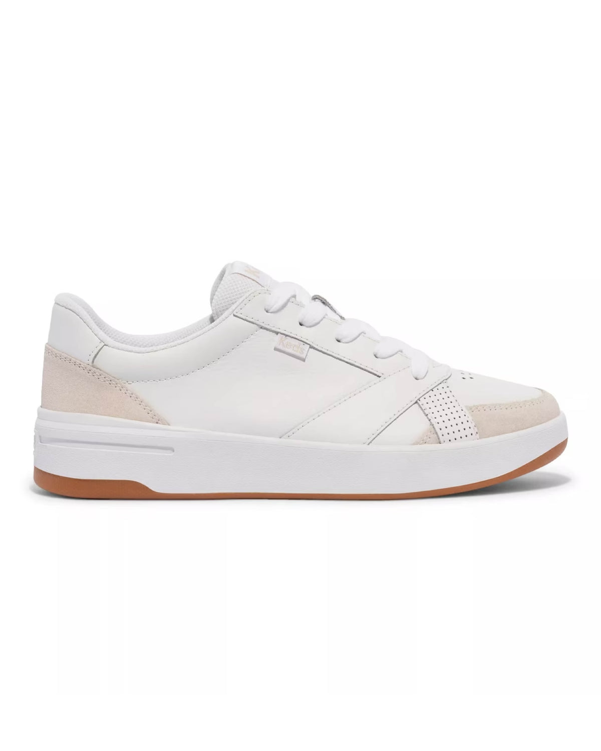 THE COURT LEATHER SUEDE WHITE/GUM