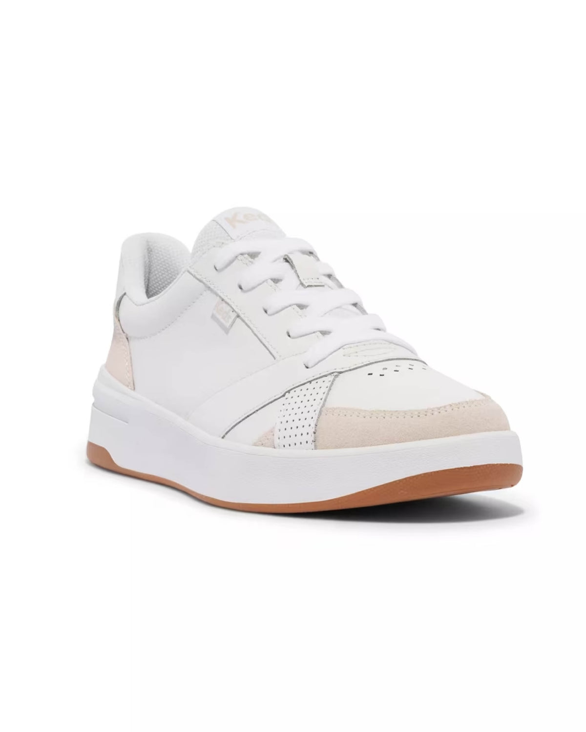 THE COURT LEATHER SUEDE WHITE/GUM
