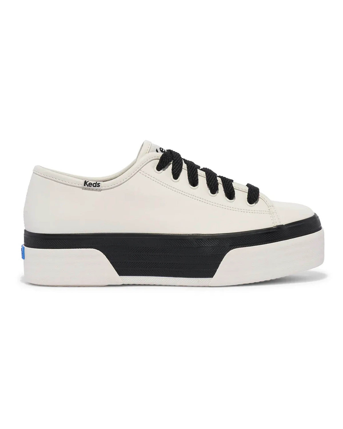 TRIPLE UP LEATHER BUMPER FOX STRIPE WHITE/BLACK