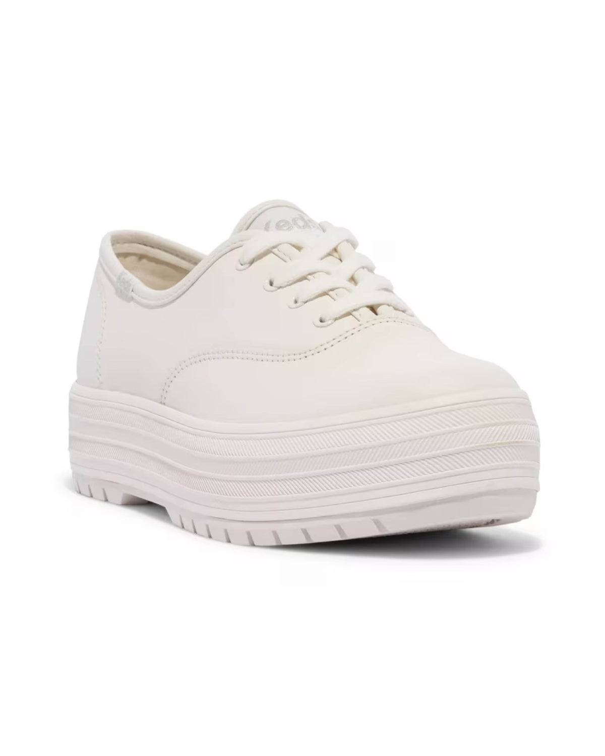 THE PLATFORM LUG LEATHER WHITE