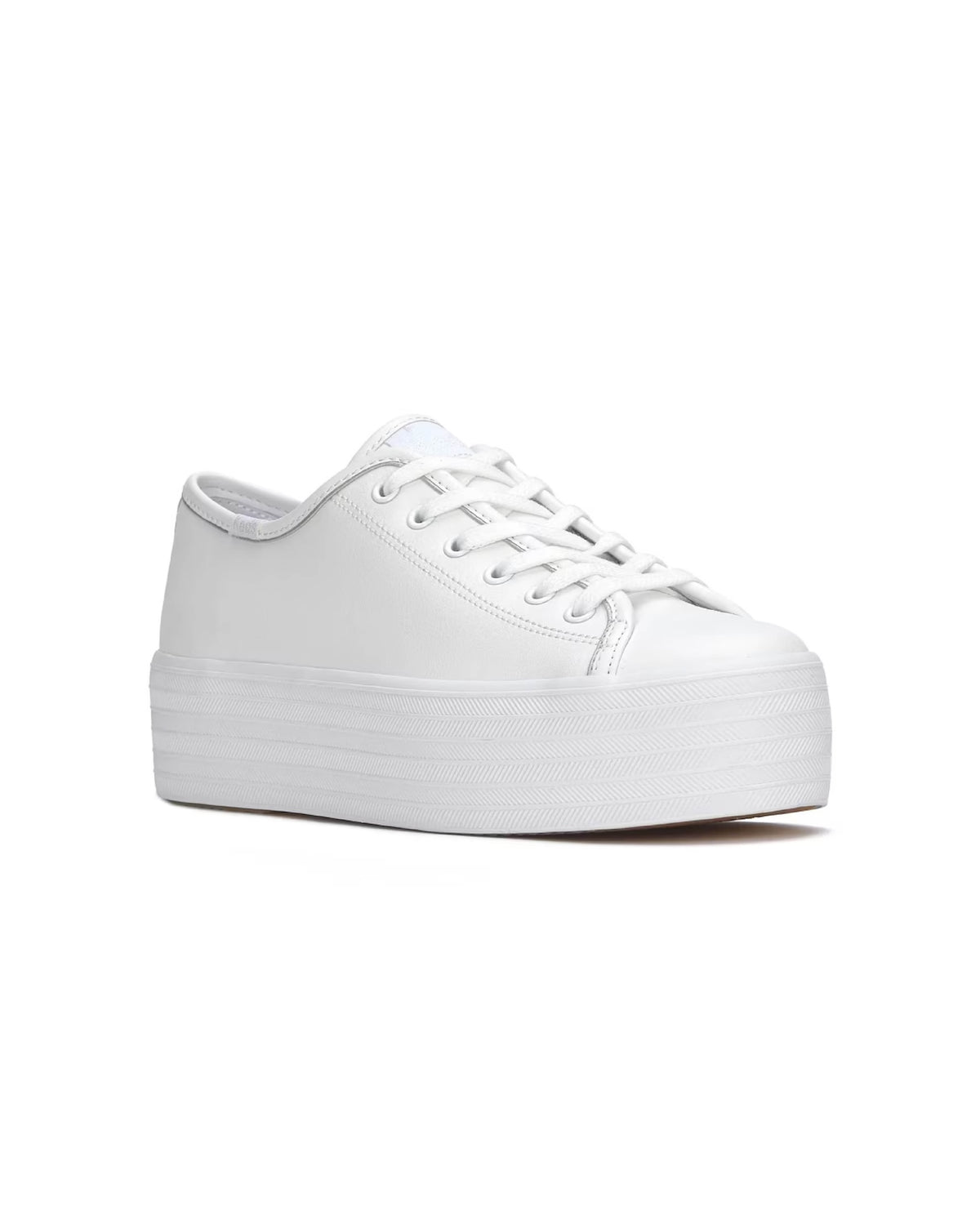 TRIPLE UP LEATHER WHITE IRREDESCENT