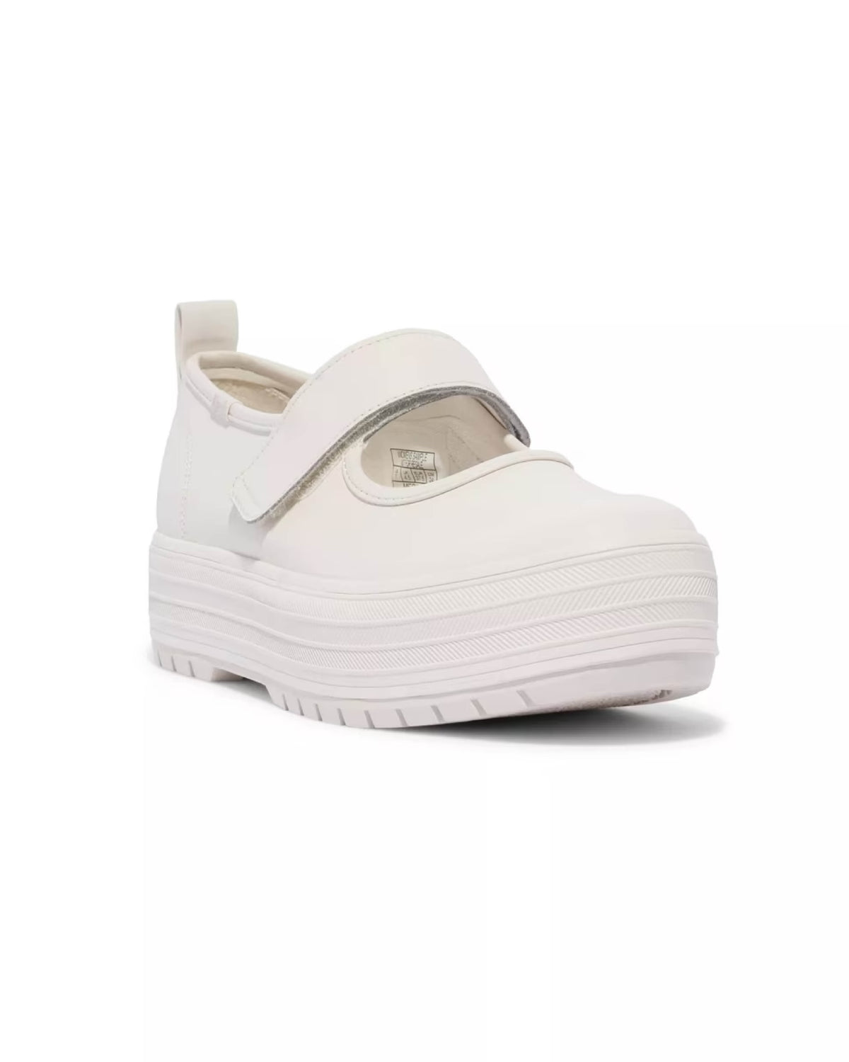 MARY JANE LEATHER WHITE