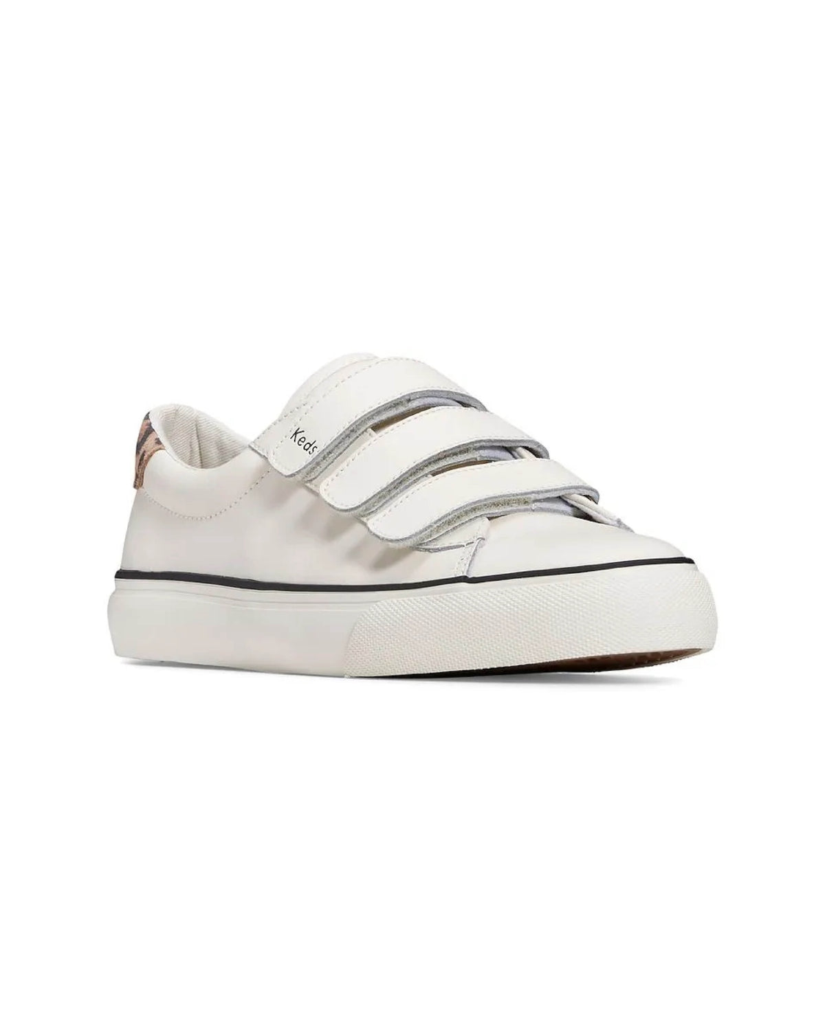 JUMP KICK V LEATHER WHITE/LEOPARD