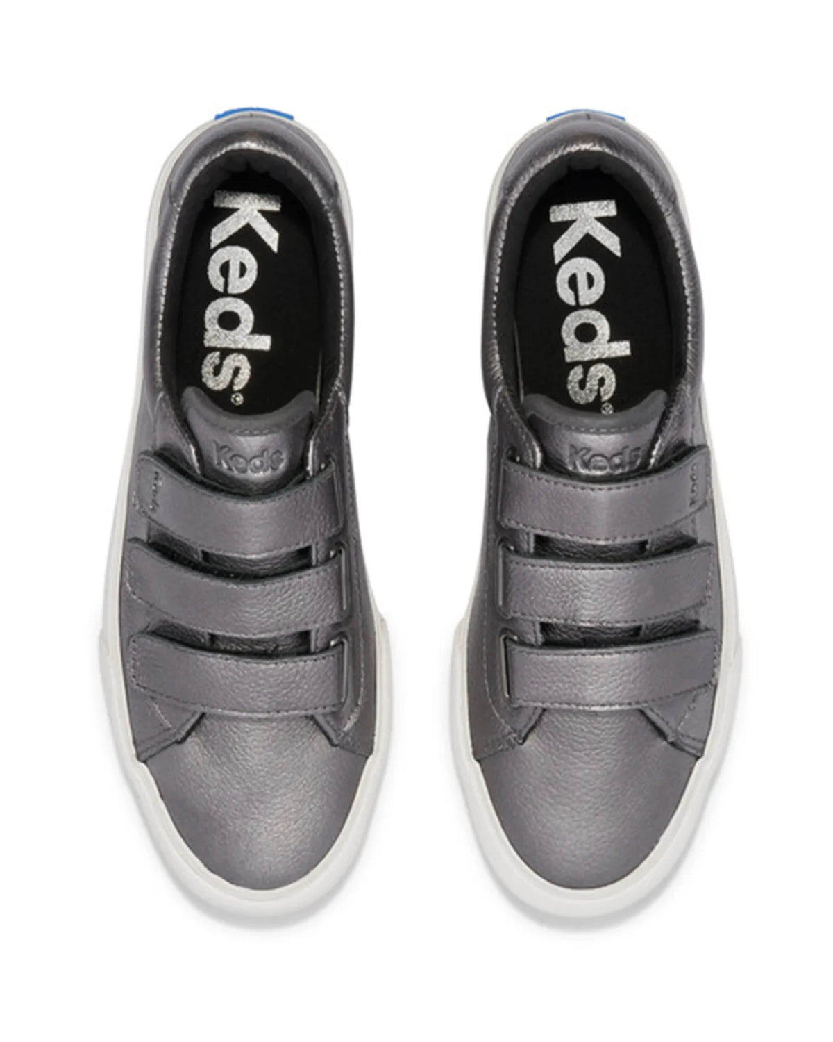 JUMP KICK V LEATHER GUNMENTAL