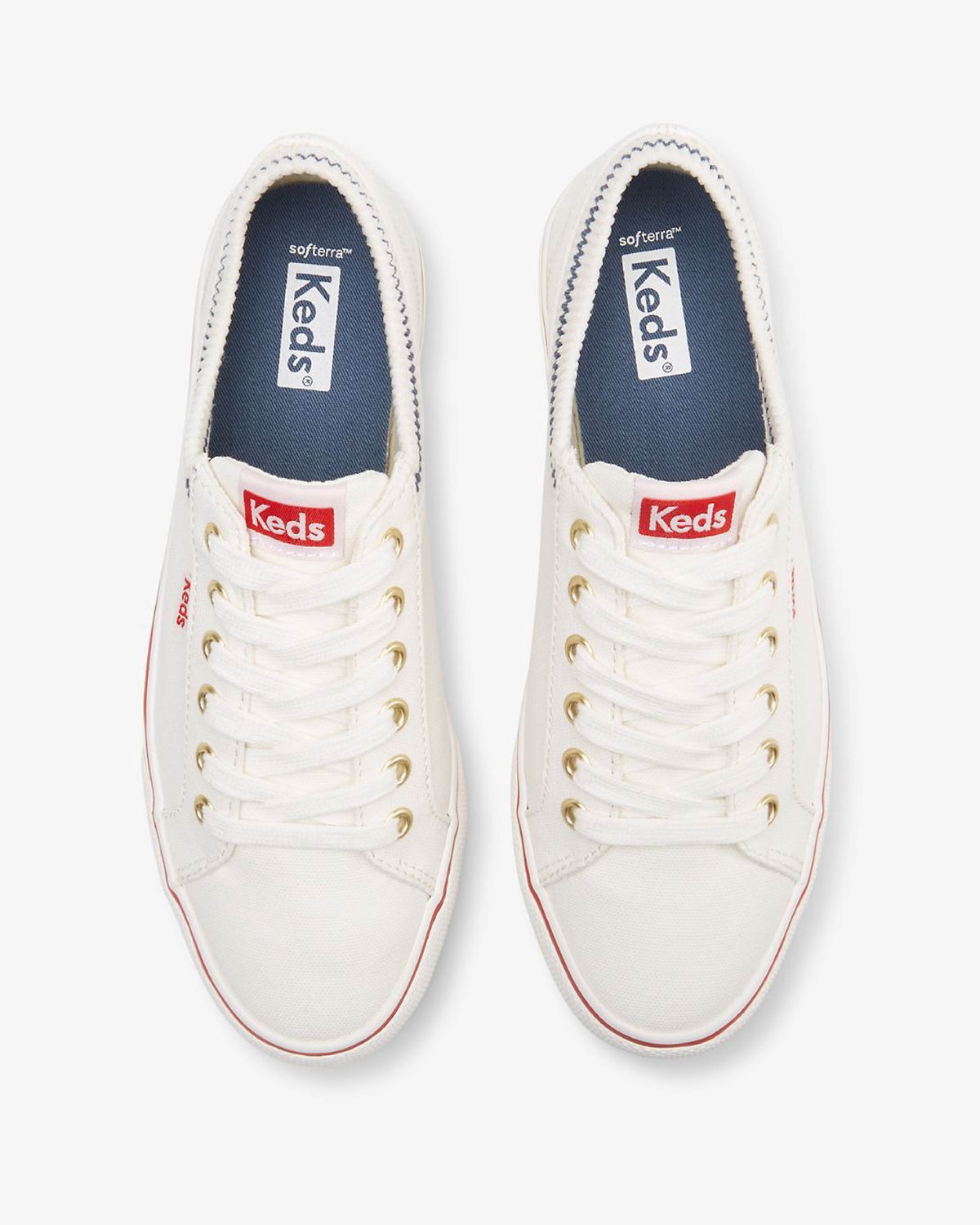 JUMP KICK RIB KNT COLLAR WHITE/RED