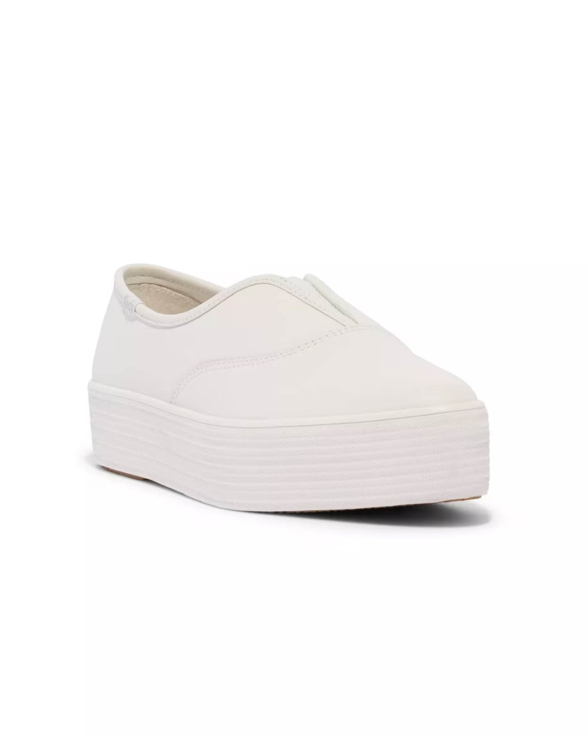 POINT SLIP LEATHER WHITE