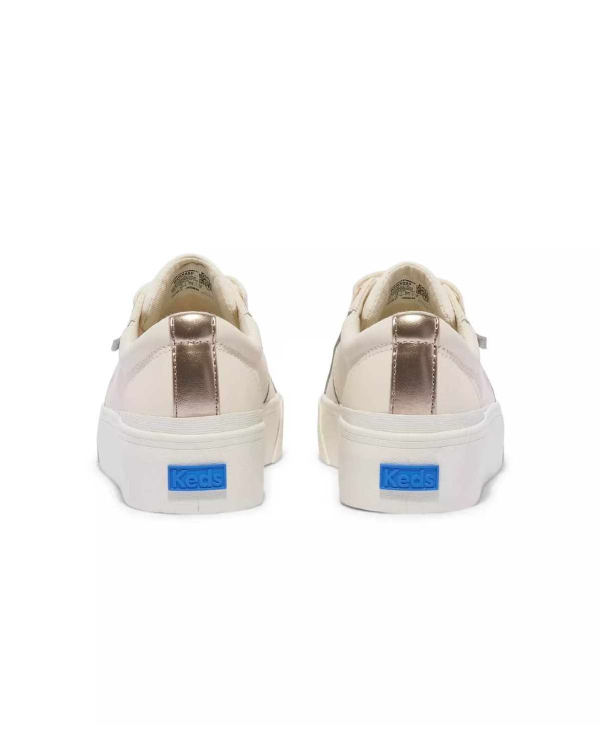 JUMP KICK DUO LEATHER METALLIC POP WHITE
