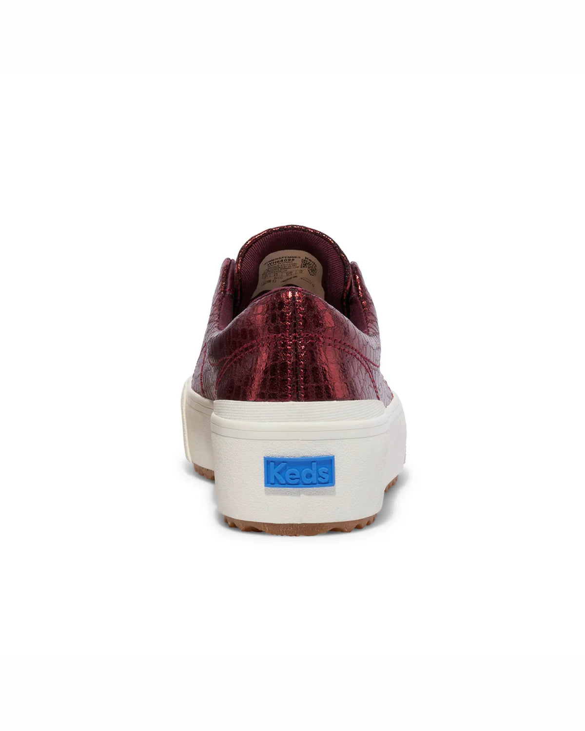 REMI EMBROSSED LEATHER RED WINE