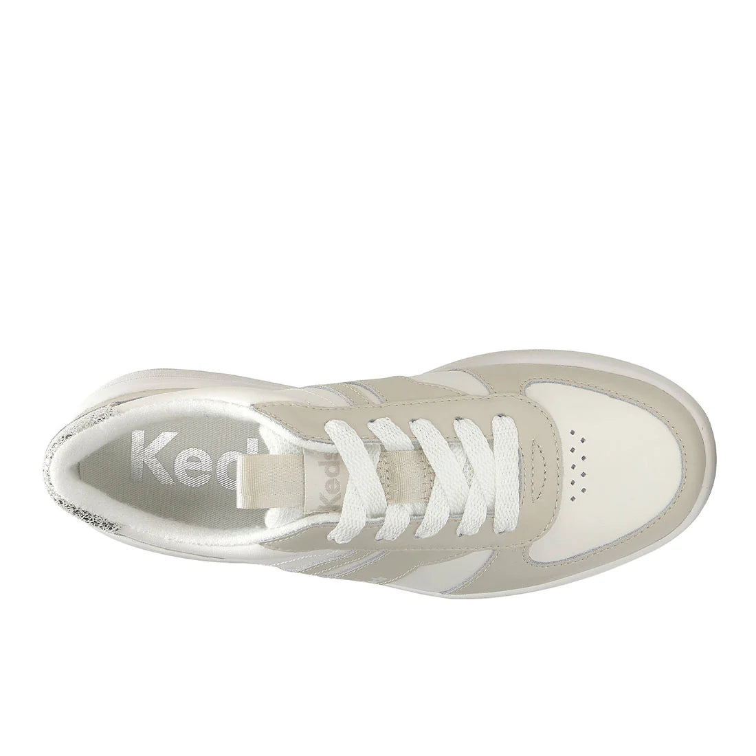 COURT LEATHER OATMEAL/SNW/SILVER