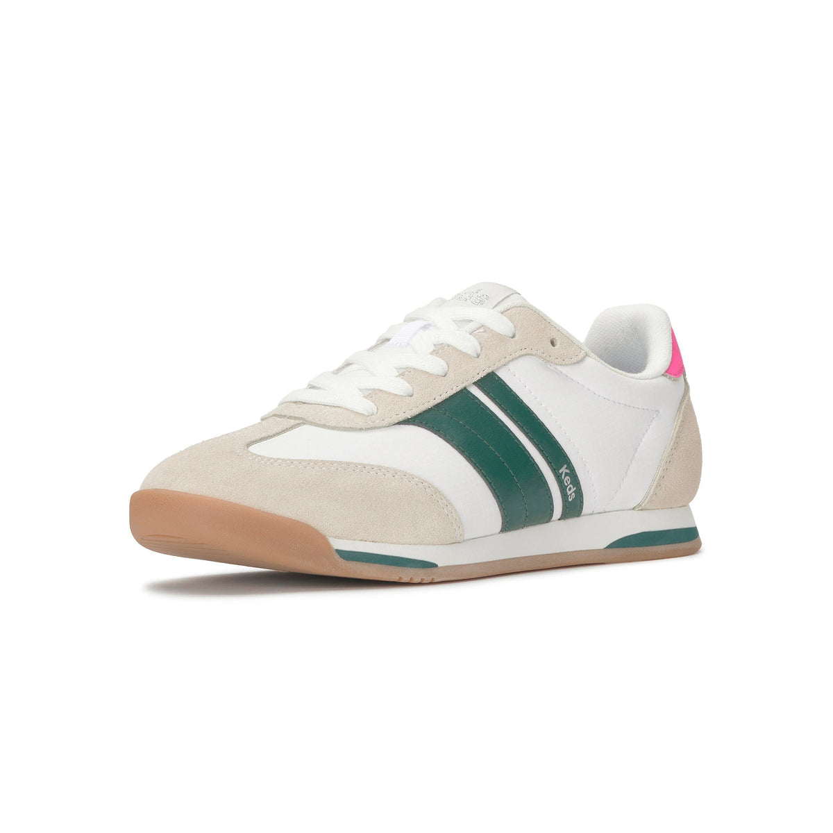 REVIVAL NYLON/SUEDE/LEATHER SNOW WHITE/GREEN/PINK