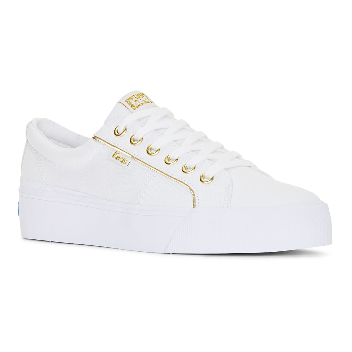 JUMP KICK DUO CANVAS PINPING WHITE/GOLD