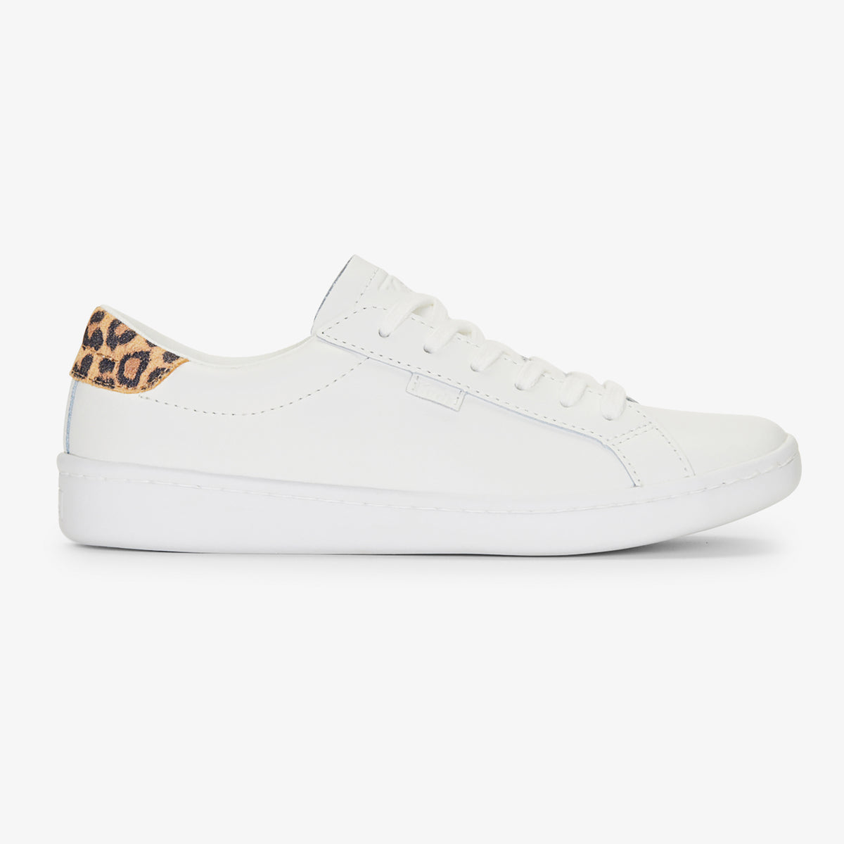 ACE LEATHER LEO HEEL WHITE LEOPARD