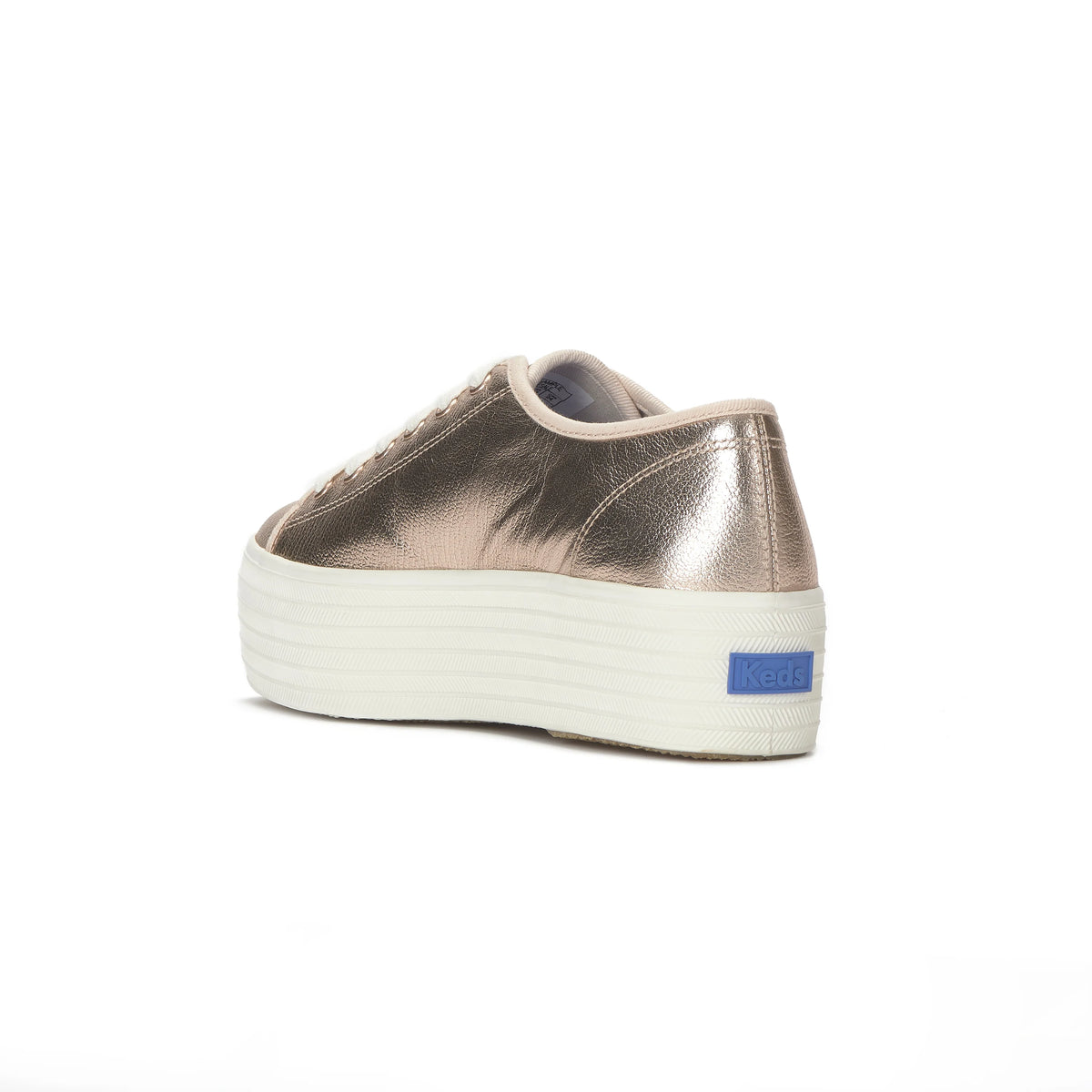 TRIPLE UP METALLIC LEATHER FALL BLUSH