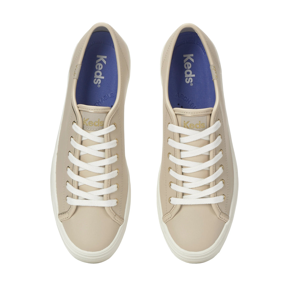 TRIPLE UP LEATHER OATMEAL/TAUPE