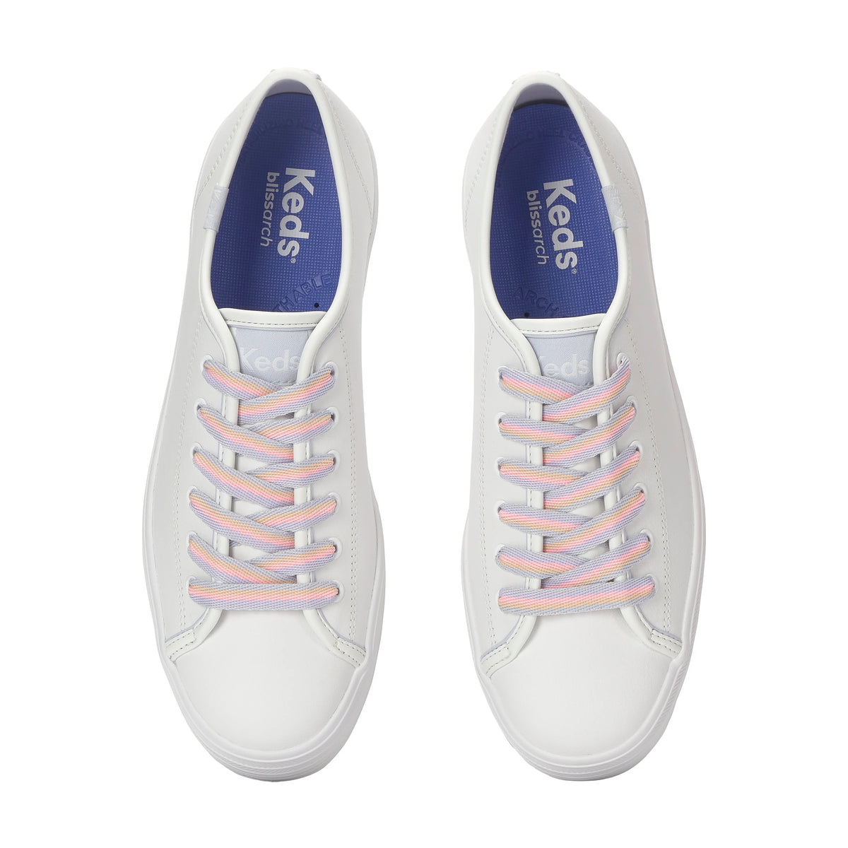 TRIPLE UP LEATHER POP BINDING WHT/HALOGEN BLU